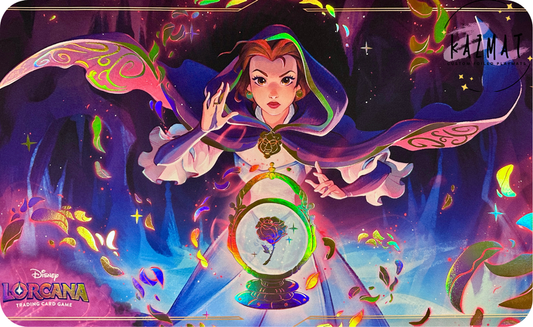 Gold Belle Accomplished Mystic Lorcana Foiled Playmat