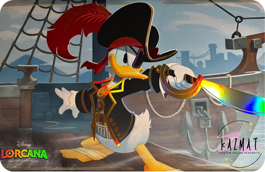 Donald Duck Buccaneer Lorcana Foiled Playmat