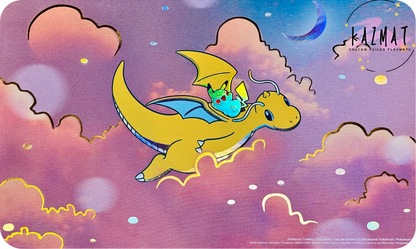 Dreamy Dragonite Pokemon Foiled Playmat