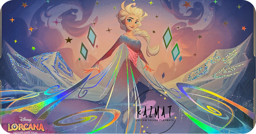 Elsa The Fifth Spirit Lorcana Foiled Playmat