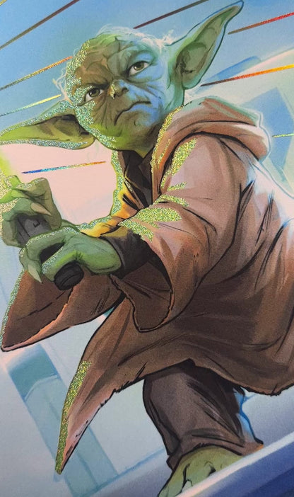 Yoda Star Wars Foiled Playmat