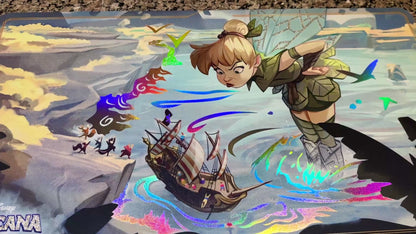 Glitter Tinker Bell Giant Fairy Lorcana Foiled Playmat