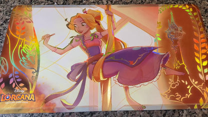 Rapunzel Lorcana Foiled Playmat