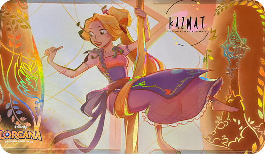 Rapunzel Lorcana Foiled Playmat