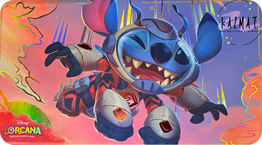 Stitch Little Rocket Lorcana Foiled Playmat