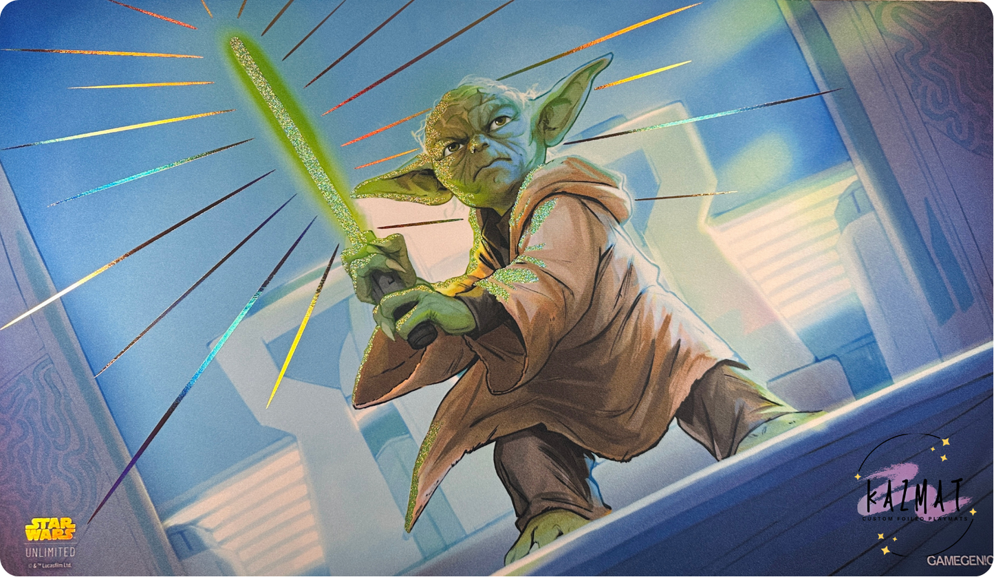 Yoda Star Wars Foiled Playmat